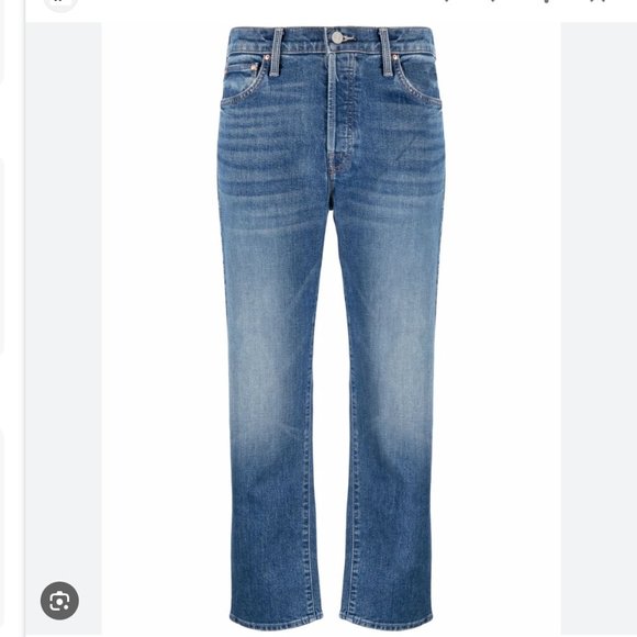 MOTHER Denim The Ditcher Cropped Jeans 26